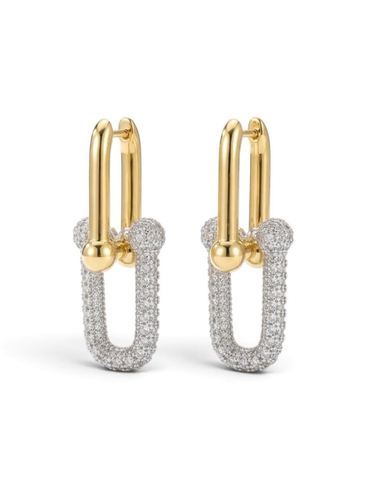 Tiffany Gold Silver Küpe