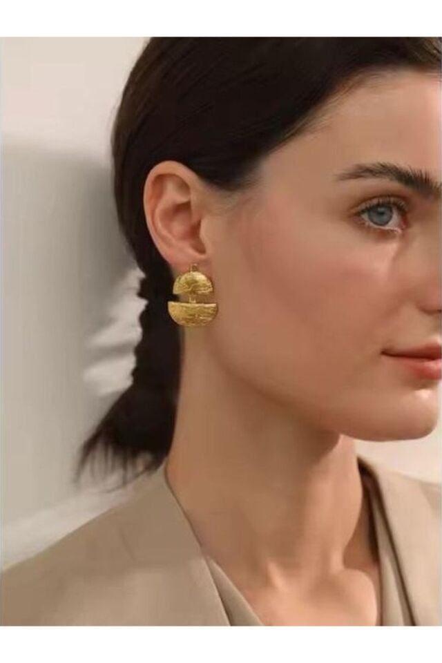 Çizgili Baget Küpe