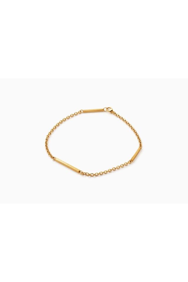 Zincir Detaylı Çelik Halhal