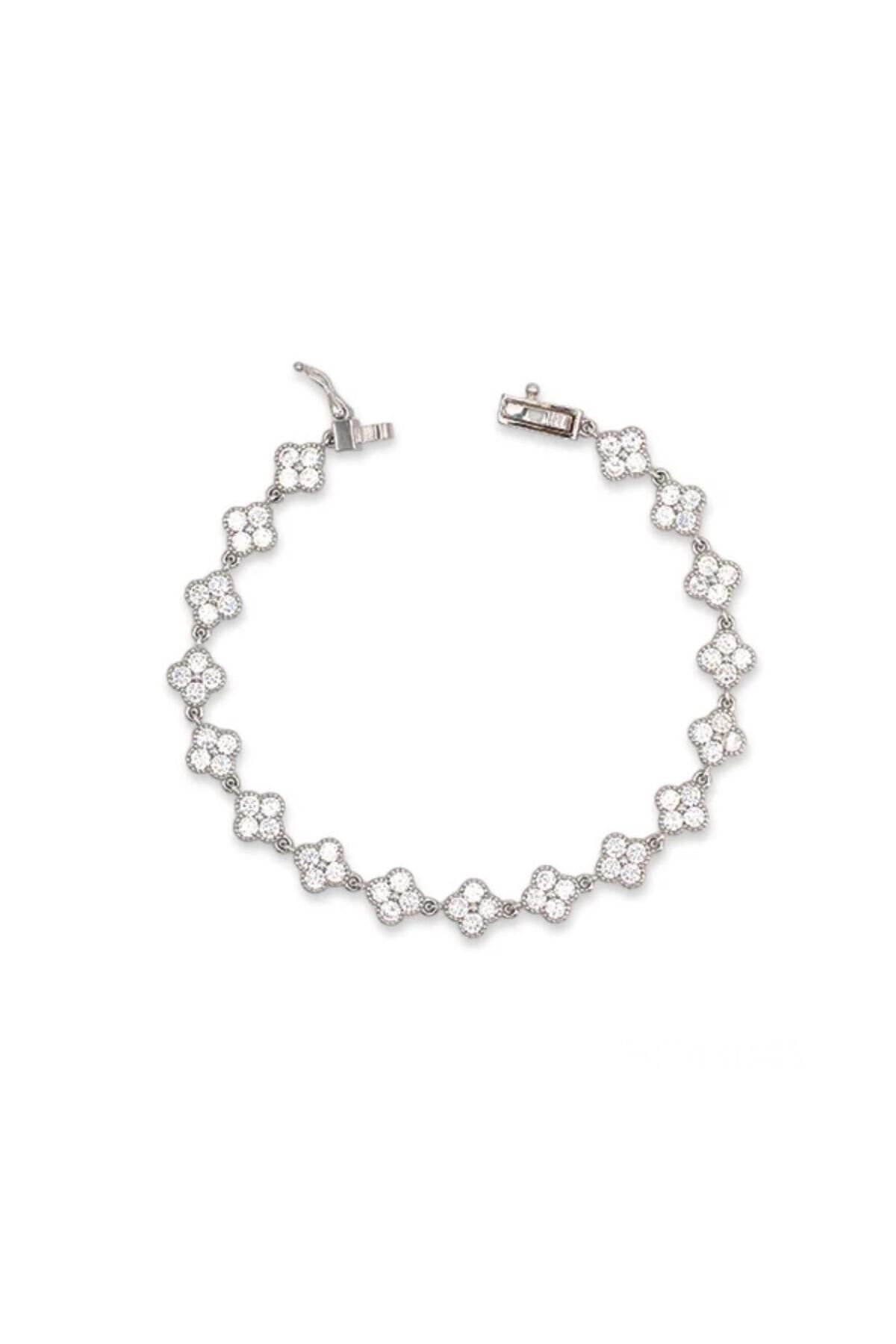 Silver Yonca Bileklik