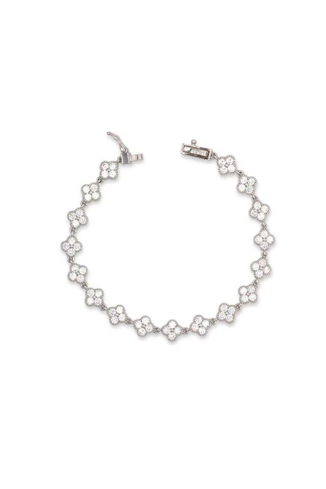 Silver Yonca Bileklik