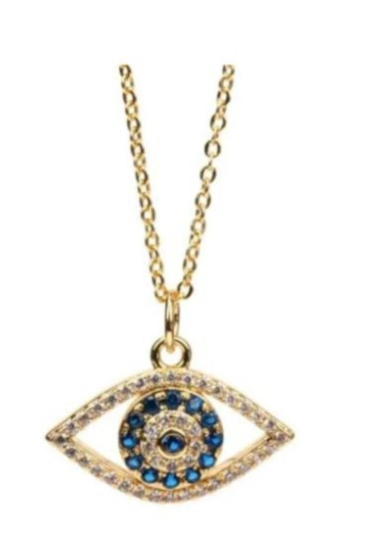 Nazar İkonlu Gold Kolye