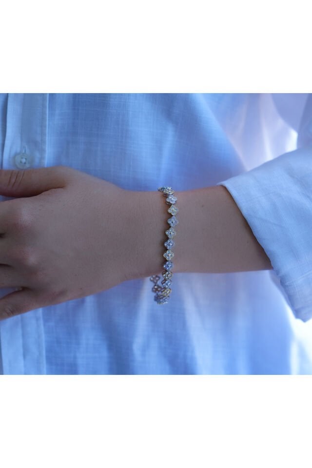 VCA Modeli Zirkon Kaplama VIP Bileklik