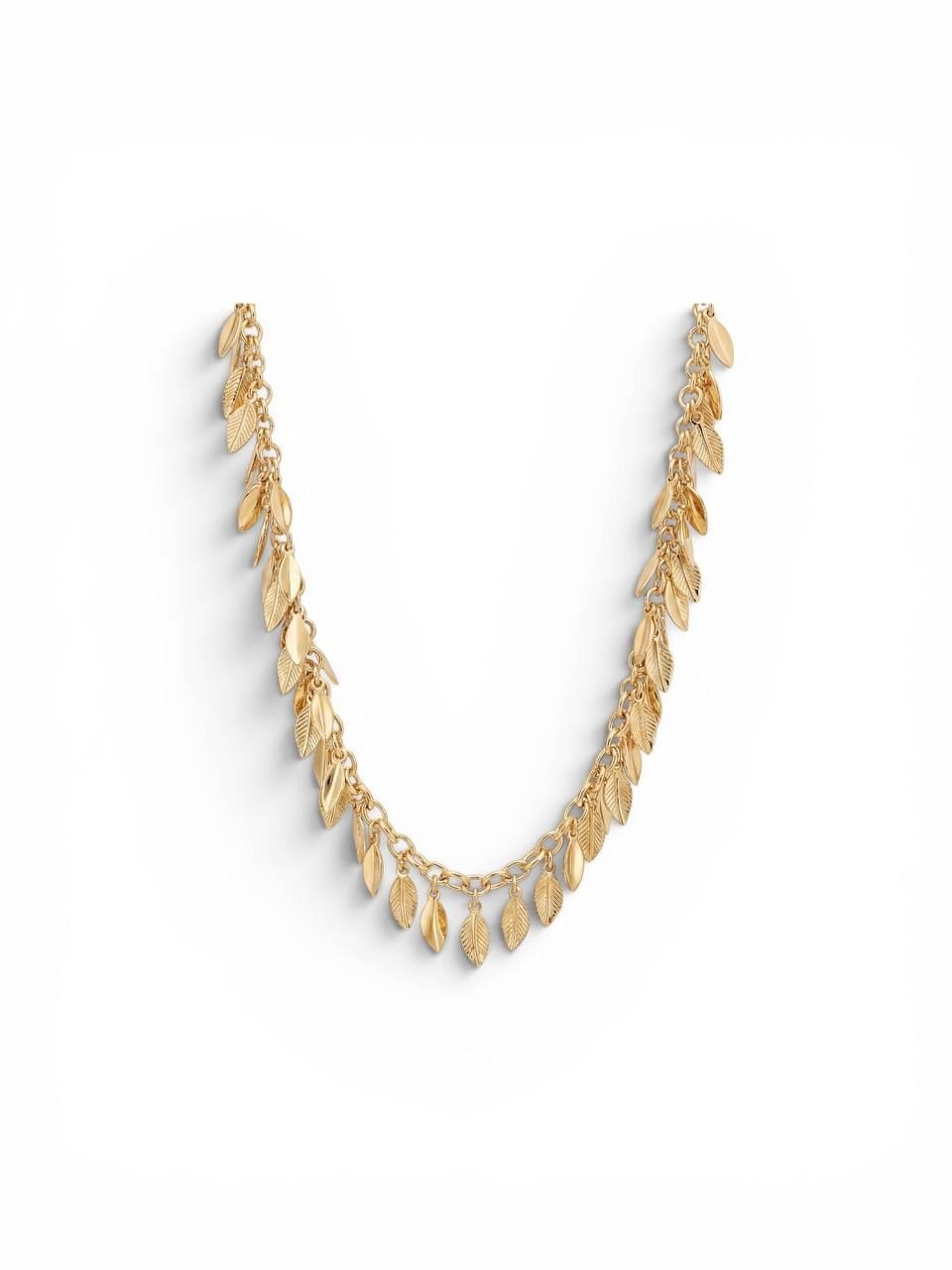 Saçaklı Gold Kolye