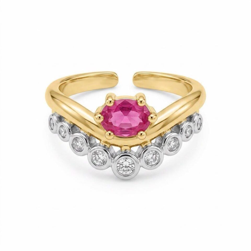Mercan Taş Yüzük