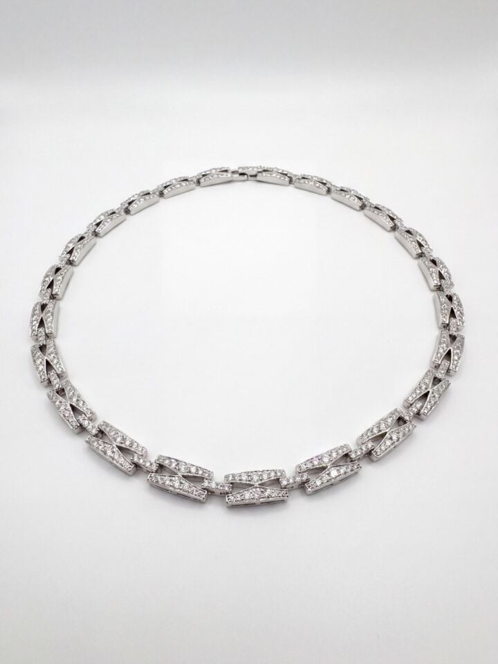 Zirkon Taş Kaplama Silver Kolye