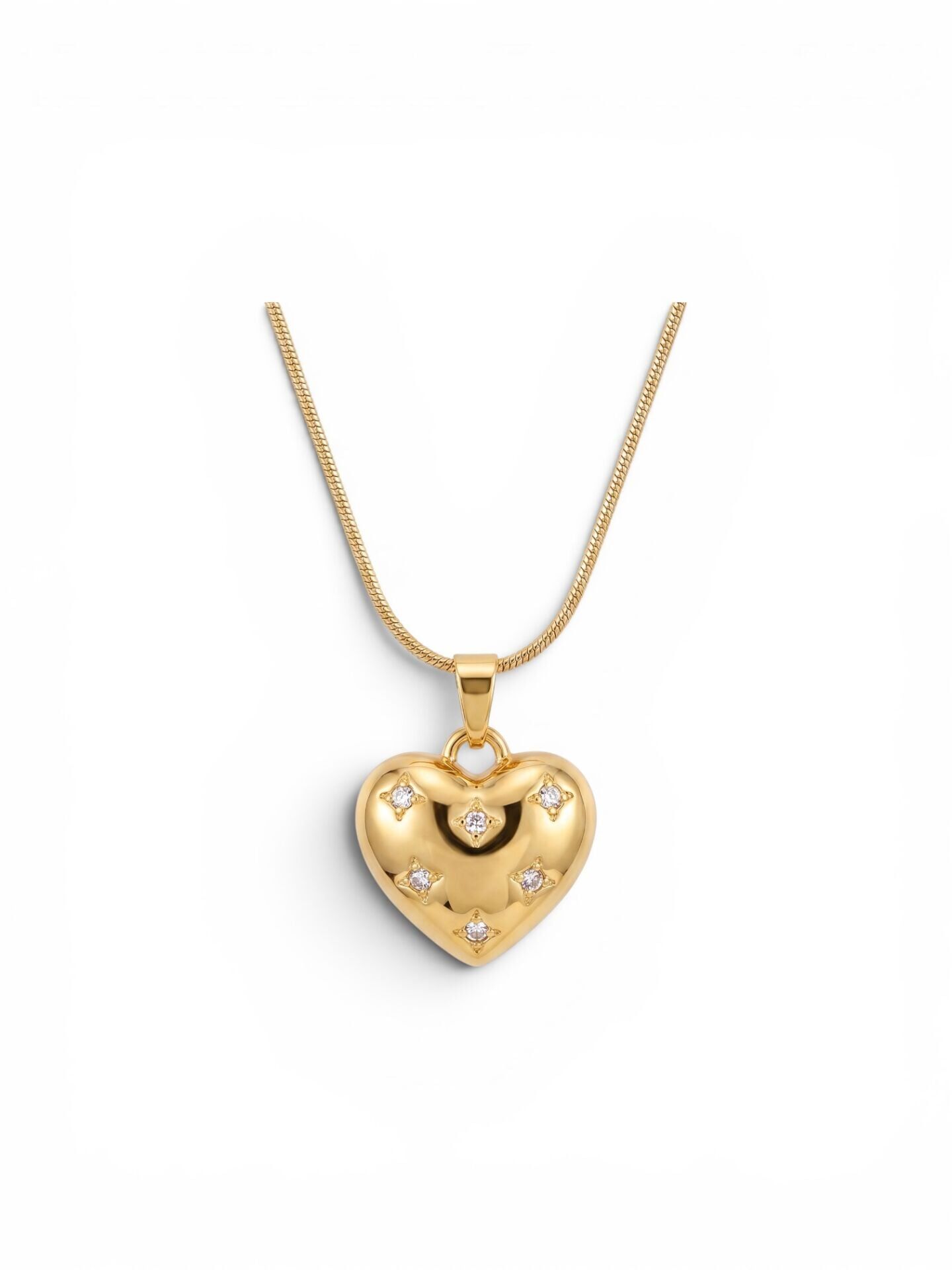 Zirkon Taşlı Love Kolye