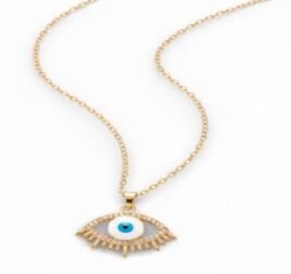 Göz İkonlu Nazar Kolye