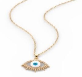Göz İkonlu Nazar Kolye