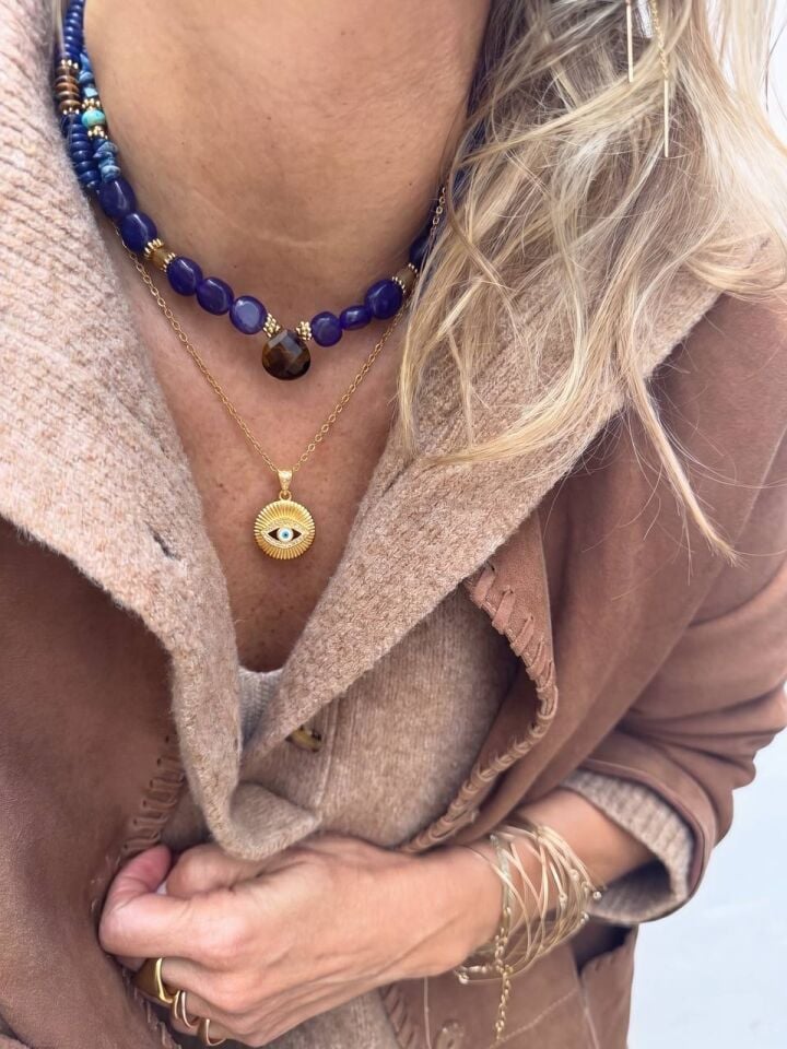 Göz İkon Nazar Kolye